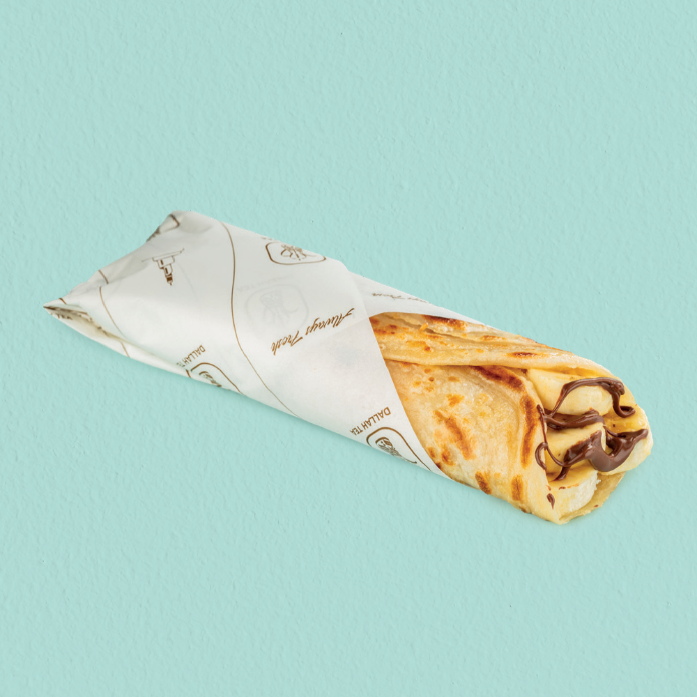Paratha Nutella with Banana
